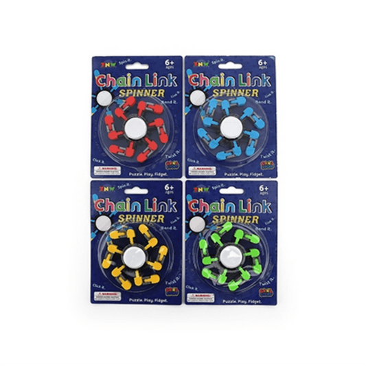 Chain Link Fidget Spinner With Arms