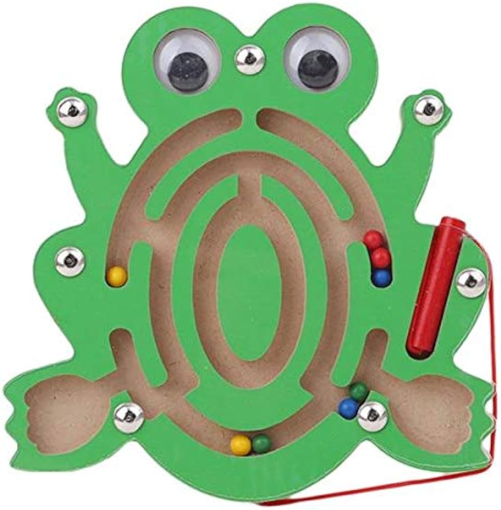 Frog Maze Wooden Puzzle Game