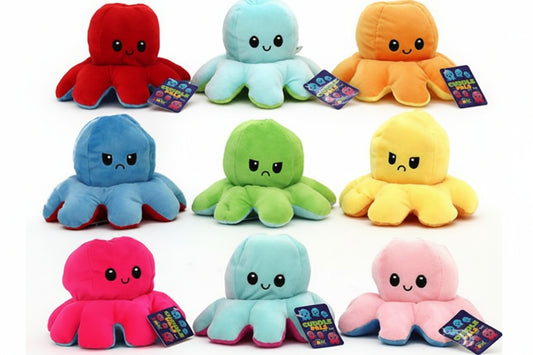 18cm Reversible Emotion Octopus