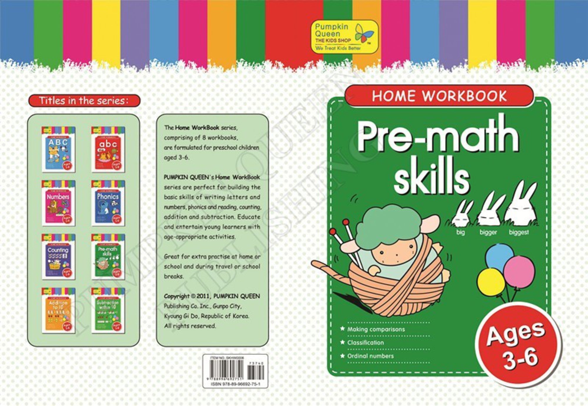 Pre Maths Skills Homework Book – Funability