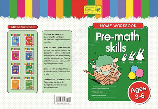 Pre Maths Skills Homework Book - FunAbility