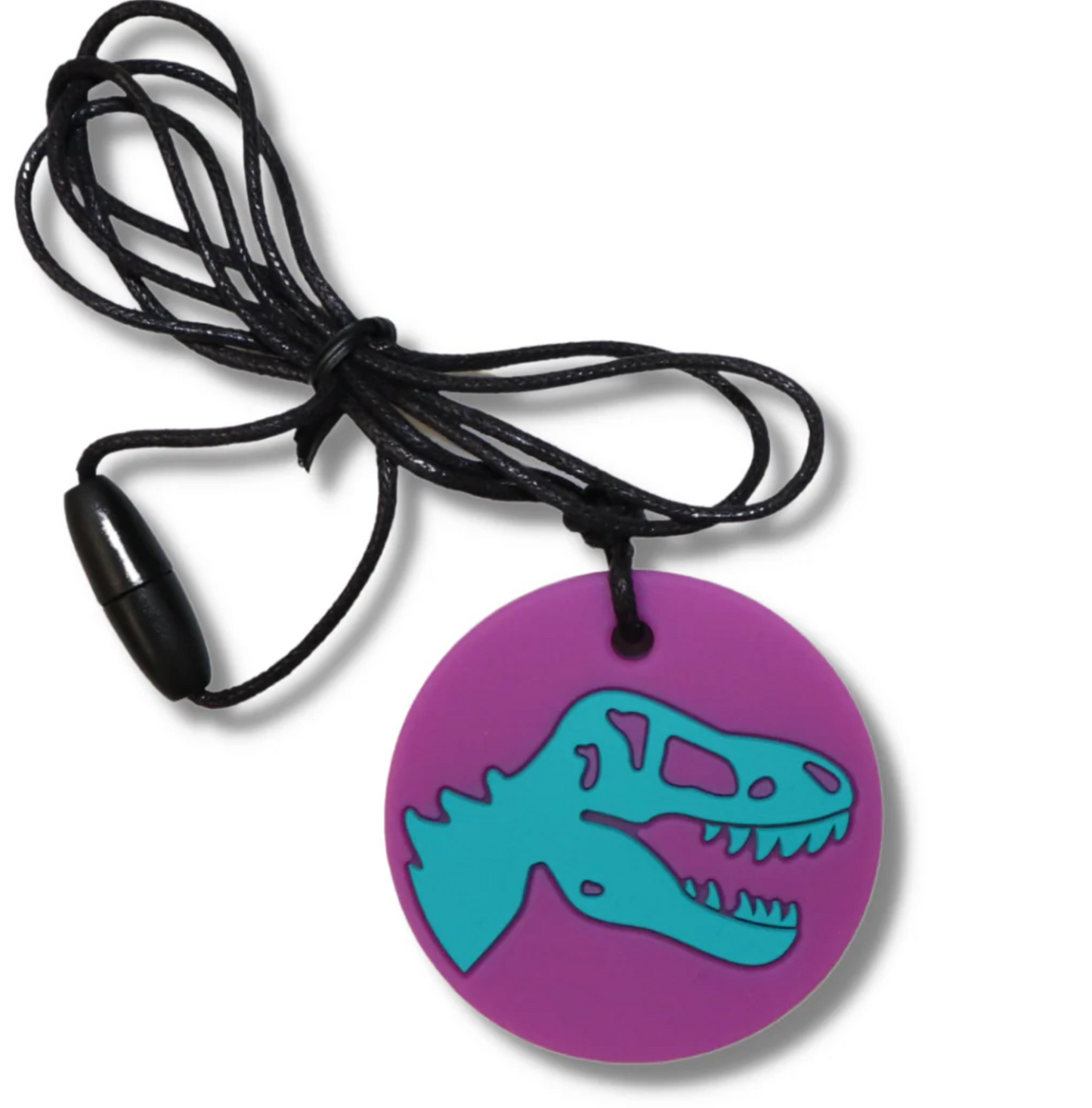 Jellystone Dinosaur Pendant Chew Necklace