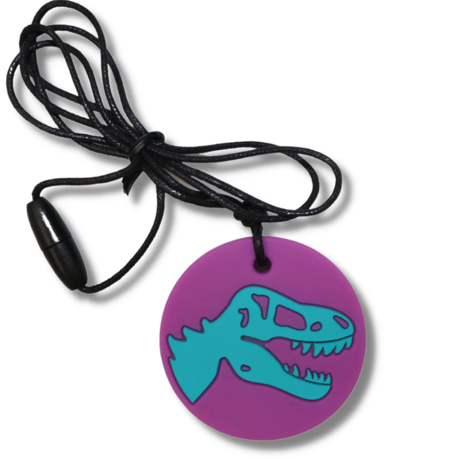 Jellystone Dinosaur Pendant Chew Necklace
