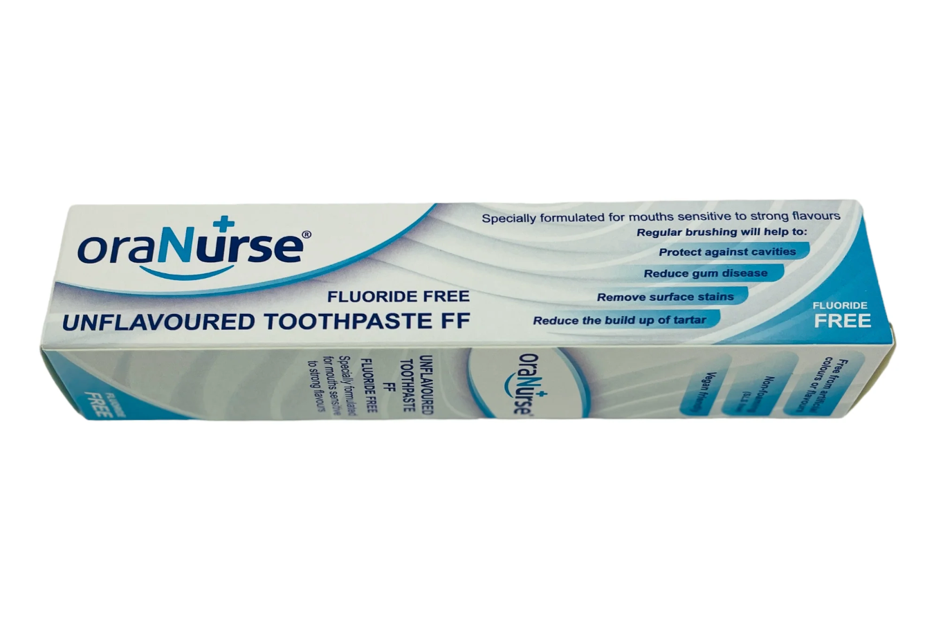 OraNurse® Unflavoured Toothpaste 50ml (Fluoride Free, 1000 or 1450ppm)