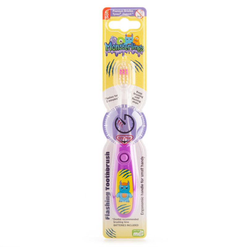 Toothbrush- Flashing Monsterlings Roary - FunAbility