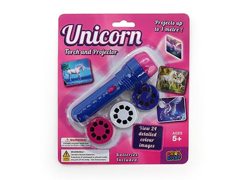 Unicorn Projector Torch with slides - FunAbility