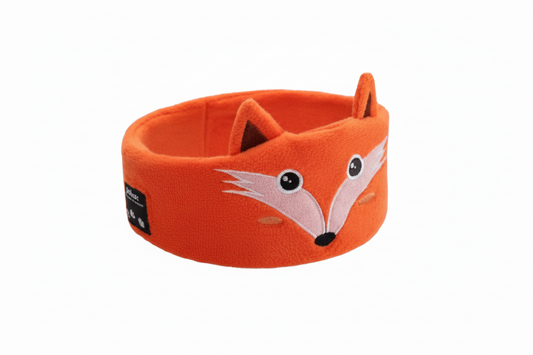 Head Phones - Bluetooth Headband for Kids - Orange Fox