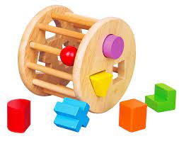 Wooden Shape Sorting Wheel - FunAbility