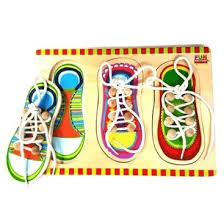 Wooden Shoelace Puzzle - FunAbility