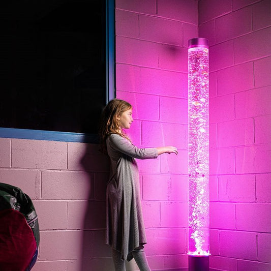Bubble Tube Water Feature 180cm High – LED Sensory