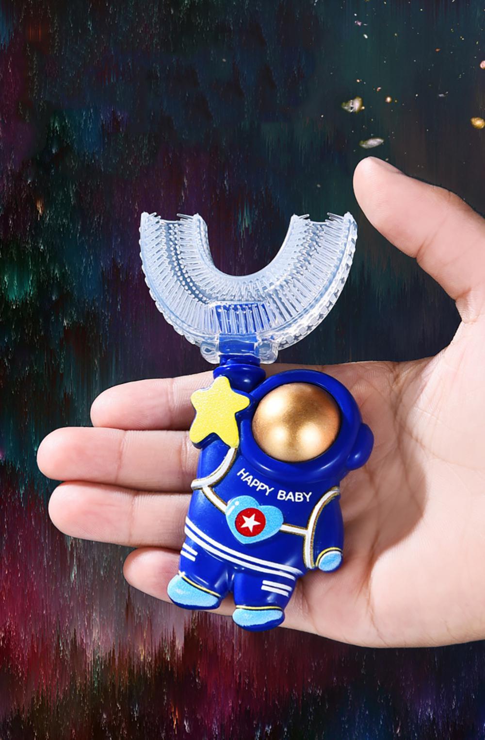 360 Degree U-shaped Child Toothbrush - Astronaut - FunAbility