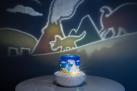 Lil Dreamers Lumi-Go-Round Dino Rotating Projector Light - FunAbility
