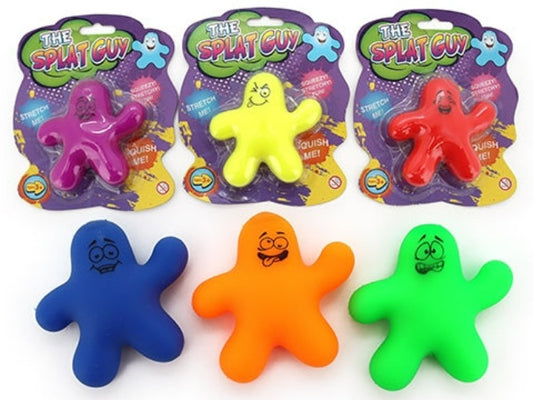 STRESS SPLAT GUY ON CARD- 11cm - FunAbility